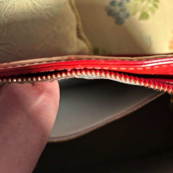 Louis Vuitton Glossy Cherry Red Monogram Tote - Picture 8 of 12